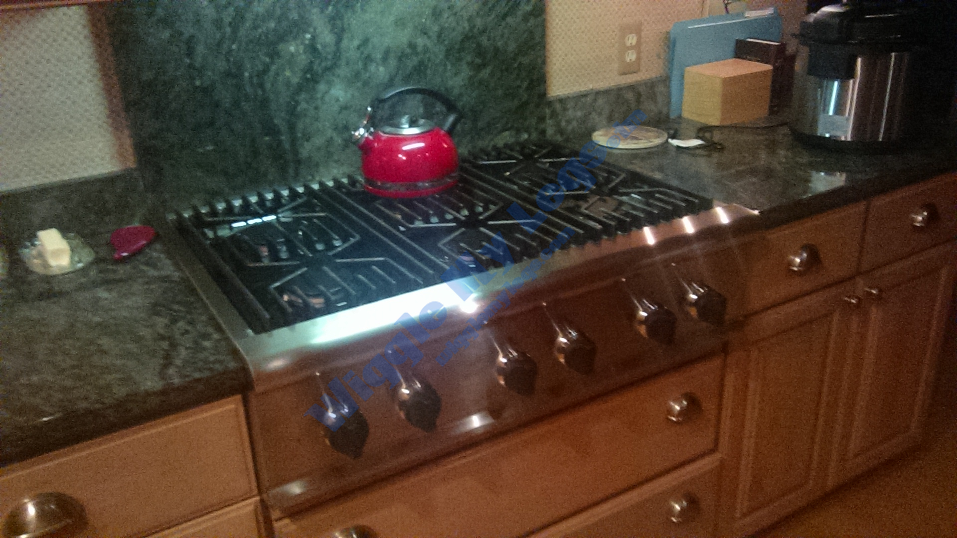 Restored Thermador model GPS366 gas stove.
